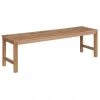 VidaXL Gartenbank Massivholz Teak - vidaXL Gartenbank 150 cm Teakholz Massiv