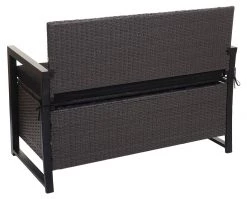 Poly-Rattan 2er Sitzbank HWC-F39 - Grau - Schwarz - Breite: 117 cm -Gartenbänke Verkäufe ff51b0a99257446ebc929181bb8d6e50.cropped 74 192 1285 1034.processed