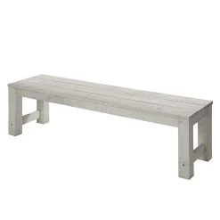 PureDay Gartenbank - Akazienholz - Grau