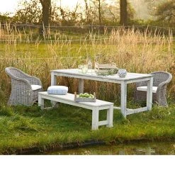 PureDay Gartenbank - Akazienholz - Grau -Gartenbänke Verkäufe gartenbank akazienholz grau 1158030