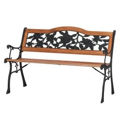 Jardi Gartenbank Bellevue - Gusseisen/Massivholz
