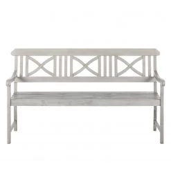 Jardi Gartenbank Eternal - Akazie massiv - Grau - Breite: 158 cm -Gartenbänke Verkäufe gartenbank eternal innocence akazie massiv 158 grau 3726637