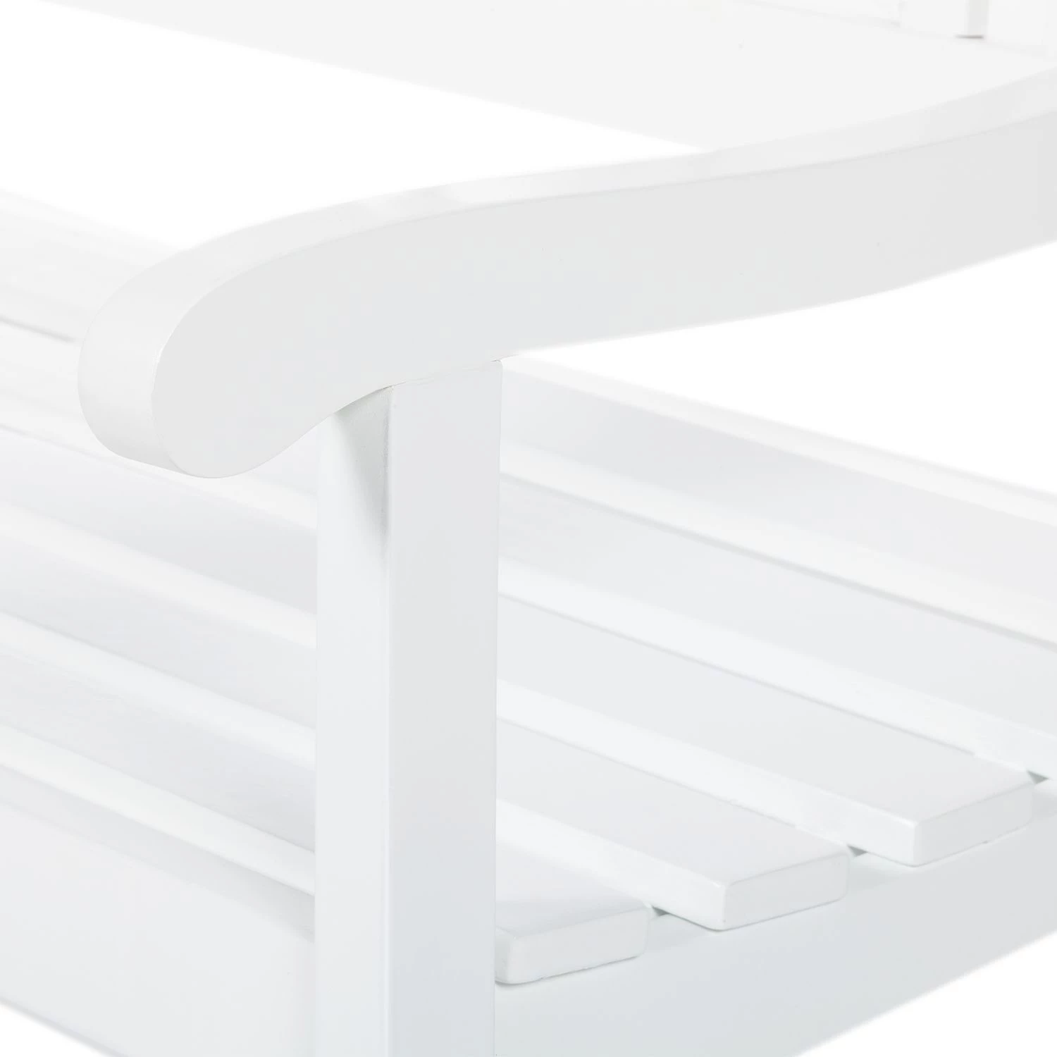 Jardi Gartenbank Eternal - Akazie massiv - Weiß - Breite: 128 cm 8 Jardi Gartenbank Eternal - Akazie massiv - Weiß - Breite: 128 cm – Bild 8