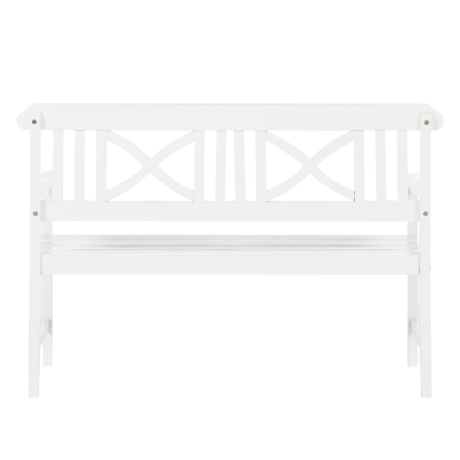 Jardi Gartenbank Eternal - Akazie massiv - Weiß - Breite: 128 cm 7 Jardi Gartenbank Eternal - Akazie massiv - Weiß - Breite: 128 cm – Bild 7