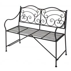 Garden Pleasure Gartenbank Vesuv - Eisen - Rostbraun